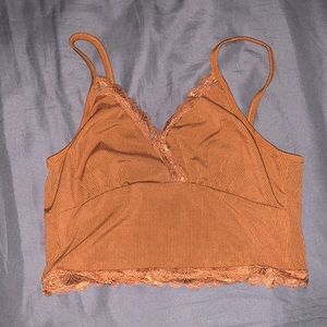 SHEIN CONTRAST LACE CAMI TOP